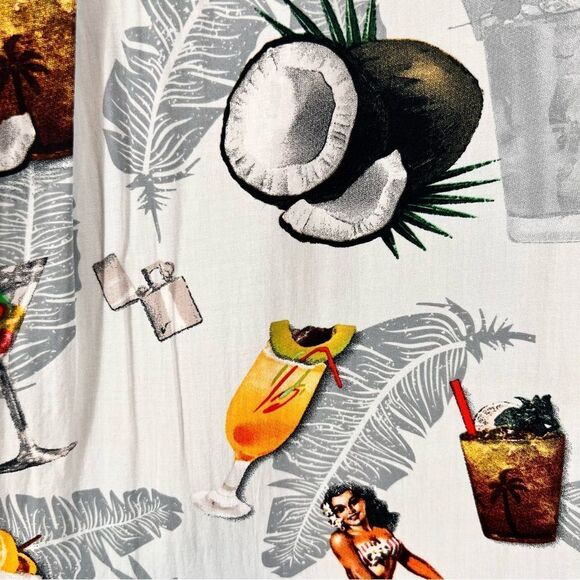 Vintage Junction West Retro Pin Up Hawaiian Shirt - Picture 8 of 13